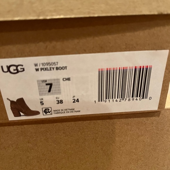 UGG Pixley Chestnut (Brown) Boots, Size 7 NEW - Picture 5 of 5